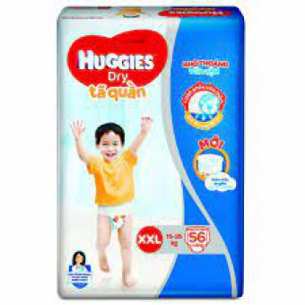 Bỉm - Tã quần Huggies size XXL - 56 miếng (Cho bé 15 - 25kg)